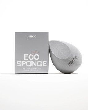 Спонж кокосовый для макияжа Unico Ecosponge серый 3196078474 фото