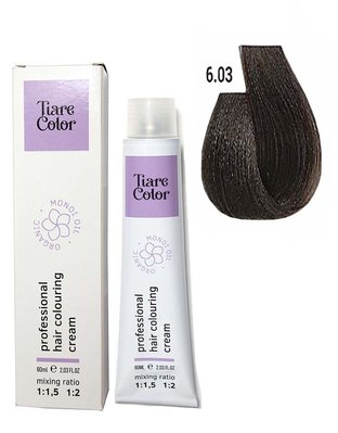 6.03 Крем-фарба для волосся Tiare Color Hair Colouring Cream 60 мл 1557214244 фото