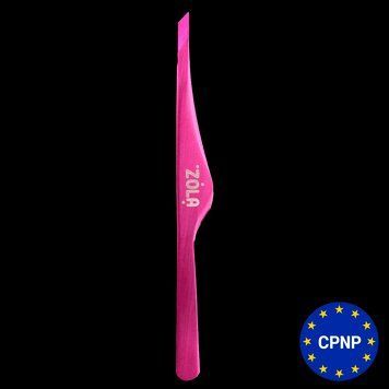 Пинцет скошенный профессиональный для бровей Zola Pink 2994968392 фото