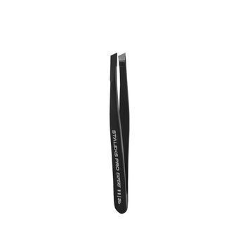 Пінцет для брів Staleks Pro Expert 11 Type 3 чорний TE-11/3b TE-11/3b фото
