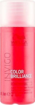 Шампунь для окрашенных тонких и нормальных волос Wella Professionals Color Brilliance Shampoo 50 мл 11601 фото