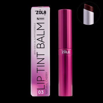 Оттеночный бальзам для губ Zola Lip Tint Balm 03 Cherry Natural 2605750819 фото