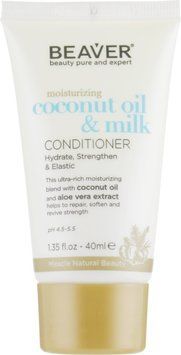 Разглаживающий кондиционер для сухих волос с кокосовым маслом Beaver Conditioner CoconutOil 40 мл 220142702 фото