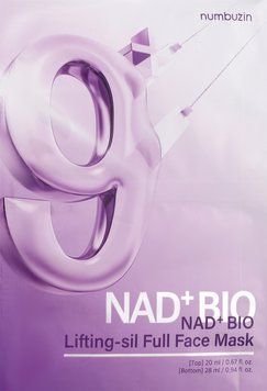 Лифтинг маска для лица Numbuzin No.9 NAD Bio Lifting Full Cover Facial Mask 1 шт 3017416476 фото