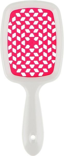 Щітка для волосся Superbrush Small Janeke біла фуксія 56SP234 FUX фото