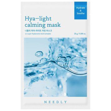 Увлажняющая маска с гиалуроновой кислотой Needly Hya-light Calming Mask 1 шт 2980627053 фото