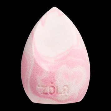 Супер мягкий спонж для макияжа Zola 01 нежно розовый мрамор 3197915672 фото