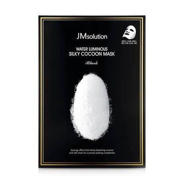 Тканевая маска для упругости кожи JMsolution Water Luminous Silky Cocoon Mask Black 35 мл 3153862414 фото