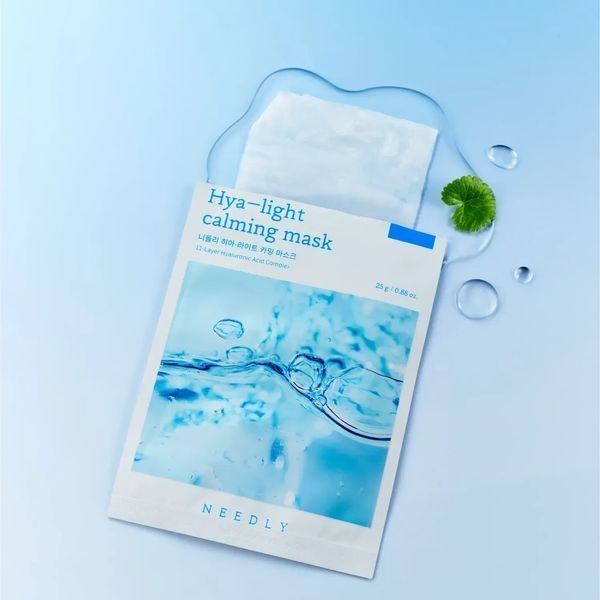 Увлажняющая маска с гиалуроновой кислотой Needly Hya-light Calming Mask 1 шт 2980627053 фото