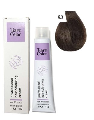 6.3 Крем-фарба для волосся Tiare Color Hair Colouring Cream 60 мл 1557214247 фото