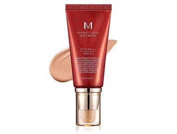 Зволожуючий BB-крем з гіалуроновою кислотою з SPF 42 Missha Perfect Cover BB Cream 50 мл тон 23 464507 фото
