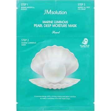 Трехшаговая увлажняющая маска JMsolution Marine Luminous Pearl Deep Moisture Mask 30 мл 3153862415 фото