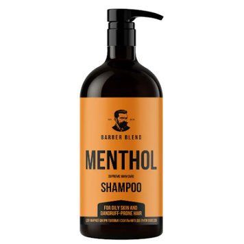Шампунь для жирної шкіри голови і схильного до лупи волосся Menthol Barber Blend 1000 мл 3146891746 фото