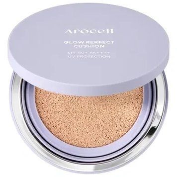 Тональна основа-кушон з ефектом сяйва Arocell Glow Perfect Cushion 15 г, 23 3019307629 фото
