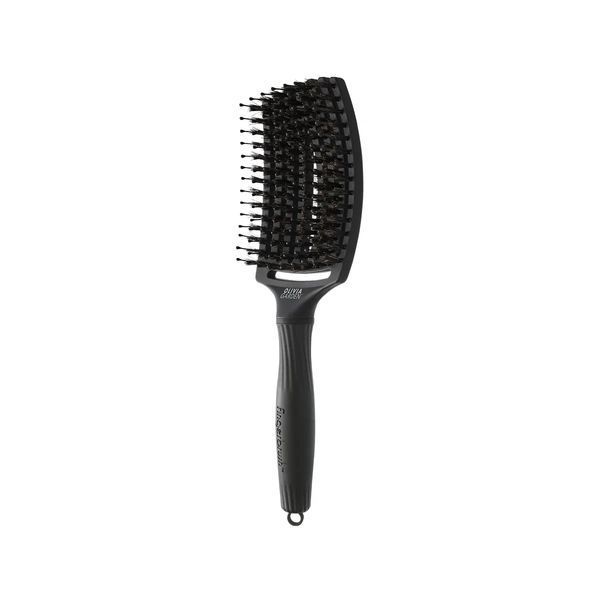 Щетка Olivia Garden Fingerbrush Care Iconic Boar & Nylon Full Black L 2742891844 фото