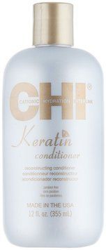 Кондиціонер з кератином для сухого та неслухняного волосся CHI Keratin Conditioner 355 мл 2192217492 фото