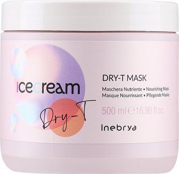 Маска для сухого, кучерявого і фарбованого волосся Inebrya Mask Dry-T 500 мл 1026326 фото