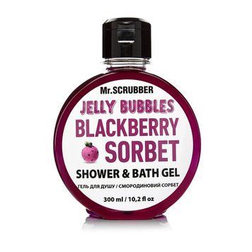 Гель для душу Mr.Scrubber Jelly Bubbles Blackberry Sorbet 300 мл 2364382479 фото