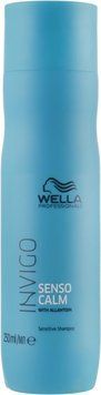 Шампунь для чувствительной кожи головы с аллантоином Wella Professionals Balance Senso Calm Shampoo 250 мл 11602 фото