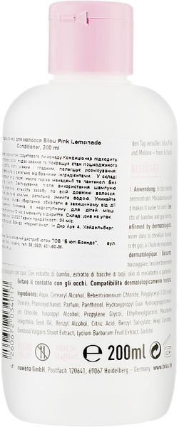 Кондиционер Bilou Pink Lemonade Conditioner 200 мл 1644426999 фото