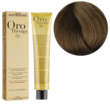 7.00 Крем-фарба Keratin Oro Puro Fanola 100 мл 1557197321 фото