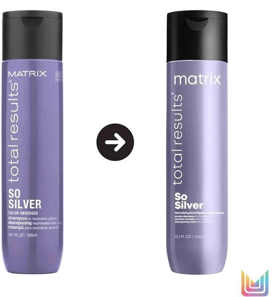 Шампунь для нейтралізації жовтизни волосся Matrix Total Results So Silver Shampoo 300 мл 1774520374 фото