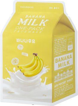 Маска тканевая с экстрактом банана A'pieu Milk Banana Milk One-Pack 1942385114 фото