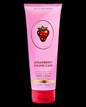 Парфумований крем для тіла Bath & Body Works Strawberry Pound Cake 48 Hour Moisture Body Cream 226 г 3188370480 фото
