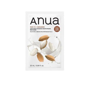 Тканевая маска для интенсивного питания кожи Anua Rice 70 Intensive Moisturizing Milk Mask 1 шт 3125779931 фото