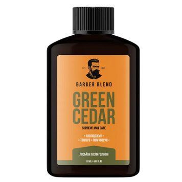Освежающий лосьон после бритья Green Cedar Barber Blend 120 мл 3146891264 фото