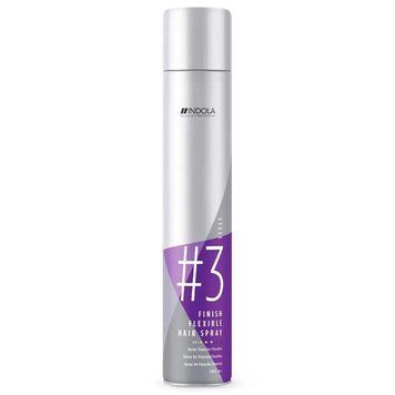 Лак для волос эластичной фиксации Flexible Hair Spray Indola Innova 500 мл 2706147 фото