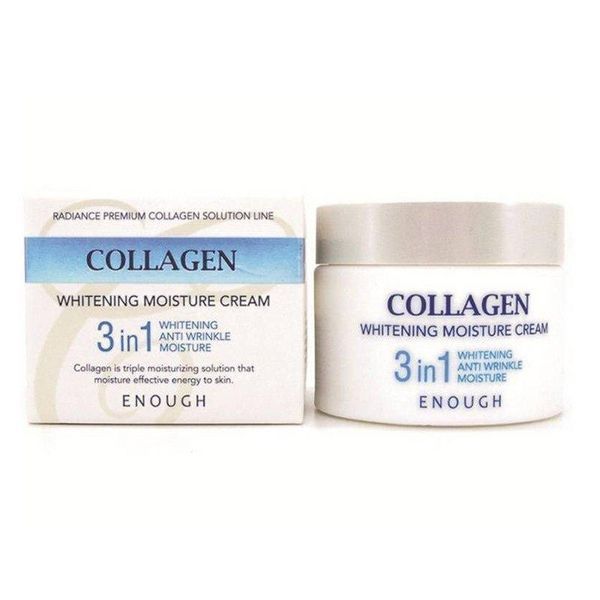 Крем висвітлюючий для обличчя 3 в 1 з колагеном Enough Collagen Whitening Moisture Cream 50 мл 465302 фото
