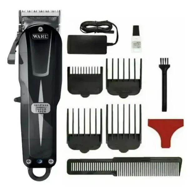 Набор машинок в кейсе Wahl Cordless Combo Super Taper Cordless Black + Beret Stealth 08592-017 фото