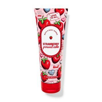 Парфумований крем для тіла Bath & Body Works Strawberry Pound Cake Body Cream 226 г 3188370481 фото