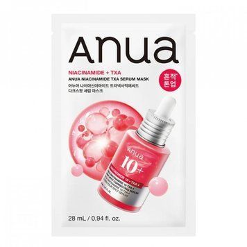 Тканевая маска с ниацинамидом и транексамовой кислотой Anua Niacinamide TXA Serum Mask 28 мл 3125779933 фото