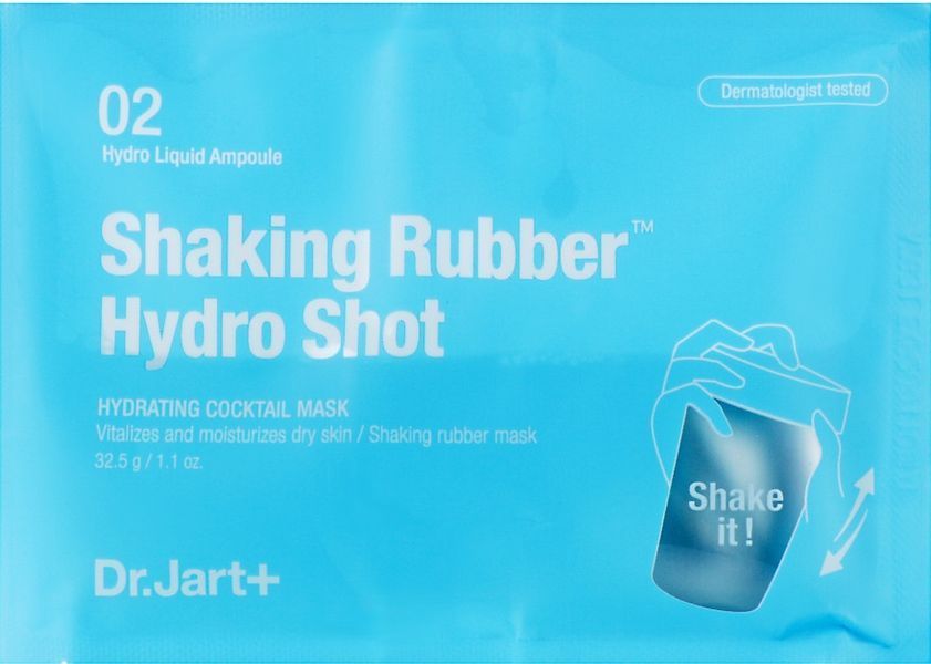 Маска-альгінатний коктейль Ліфтинг & Свіжість Dr.Jart+ Dermask Shaking Rubber Hydro Shot 462409 фото