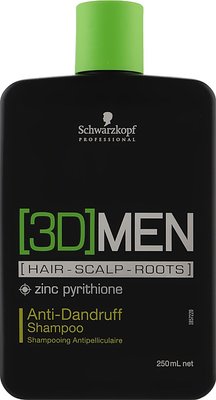 Шампунь мужской против перхоти Schwarzkopf Professional [3D]MEN 250 мл 2342328 фото