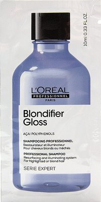 Пробник шампунь для волосся пофарбованого у відтінки блонд L'Oreal Professionnel Blondifier 10 мл 1986982380 фото