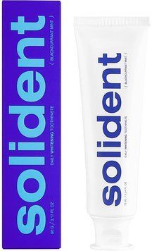Зубна паста щоденна відбілювальна Смородина М'ята Solident Blackcurrant Mint 90 г 2518249637 фото