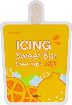 Маска тканевая с экстрактом мандарина A'pieu Icing Sweet Bar Sheet Mask Hanrabong 1942385119 фото