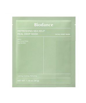 Гідрогелева маска для обличчя з морськими водоростями Biodance Refreshing Sea Kelp Real Deep Mask 2535130809 фото