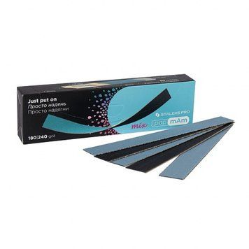 Набір змінних двосторонніх файлів Staleks Pro papmAm Mix 180/240 грит 50 шт DFCMix-22-180/240 DFCMix-22-180/240 фото