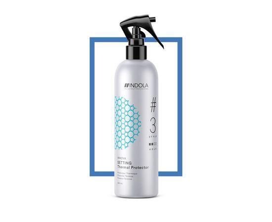 Разглаживающий термозащитный спрей для волос Thermal Protector Indola Innova 300 мл 2706401 фото