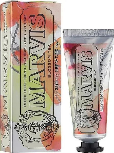 Зубна паста Квітковий Чай Marvis Blossom Tea 25 мл 1776680624 фото