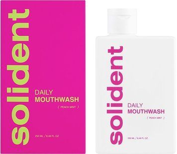 Ополіскувач для ротової порожнини Персик М'ята Solident Peach Mint 250 мл 2518268198 фото
