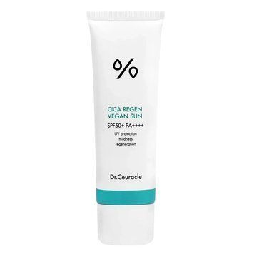 Солнцезащитный веганский крем с центелой Dr.Ceuracle Сica Regen Vegan Sun 50 мл 2259772721 фото