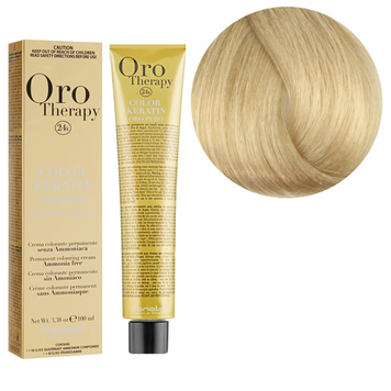 9.0 Крем-фарба Keratin Oro Puro Fanola 100 мл 1557197305 фото
