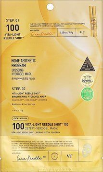 Двофазна гідрогелева маска зі спікулами та ніацинамідом VT Cosmetics Vita-Light Reedle Shot 100 Mask 2816520368 фото