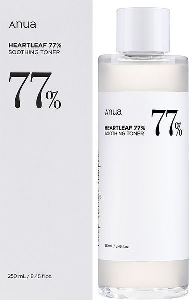 Заспокійливий тонер для обличчя з екстрактом хауттюйнії Anua Heartleaf 77% Soothing Toner 250 мл 2861559576 фото