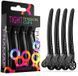 Зажимы для волос плоские металлические черные Framar Tight Tension Clips Black 4 шт 2242910461 фото 1